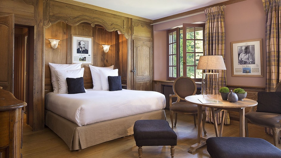 Bedroom at La Ferme Saint Siméon, hotel in Honfleur, Normandy, France